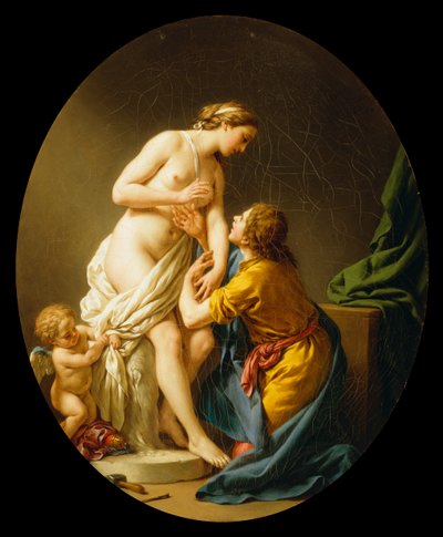 Pygmalion and Galatea by Louis Jean François Lagrenée
